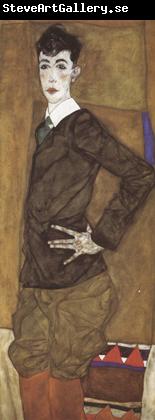 Egon Schiele Portrait of Erich Lederer (mk12)